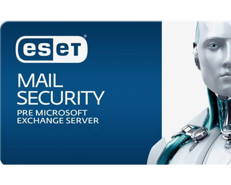 ESET Mail Security pre MS Exchange Server - predĺženie update na 1 rok pre 50-99 MBX